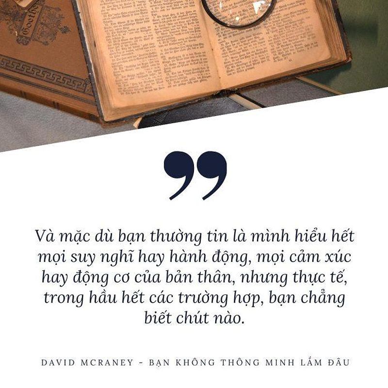 Trích dẫn hay từ sách Bạn Không Thông Minh Lắm Đâu